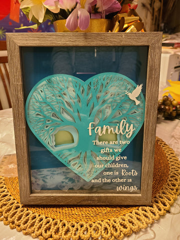 Family shadow box