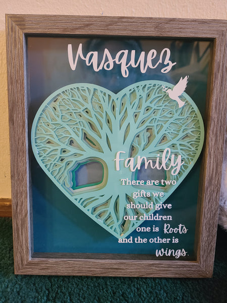 Family shadow box