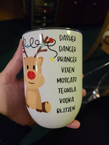 12 oz wine tumbler blitzen