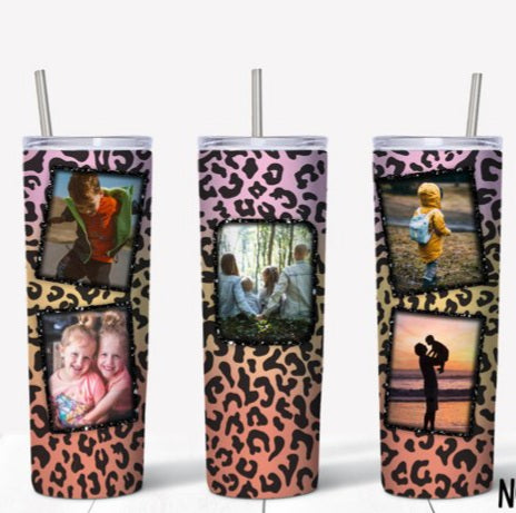 20 oz 5 photo tumbler