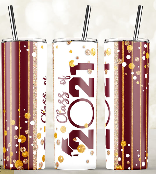 Class of 2021 20oz tumbler